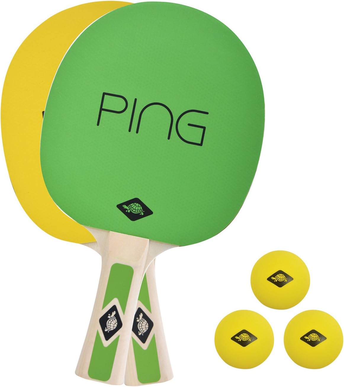 Donic-Schildkrot Ping Pong Set - Green/Yellow