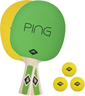 Donic-Schildkrot Ping Pong Set - Green/Yellow