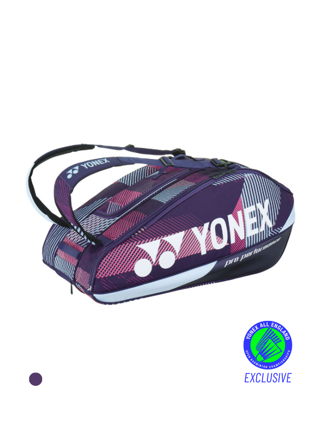 Yonex BA92426EX 专业球拍包（6PCS）2024 葡萄色