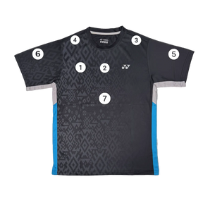 Yonex YTM 11 Batik Fade 2 Mens T-Shirt Clothing Yonex