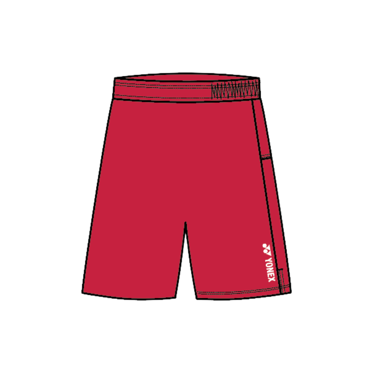 Yonex England Master Shorts Men - Red Red Clothing Yonex