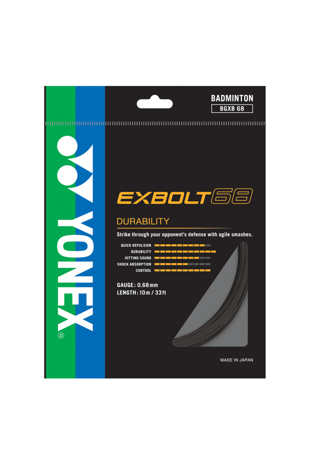 Yonex Exbolt 68 0.68mm/10M Set