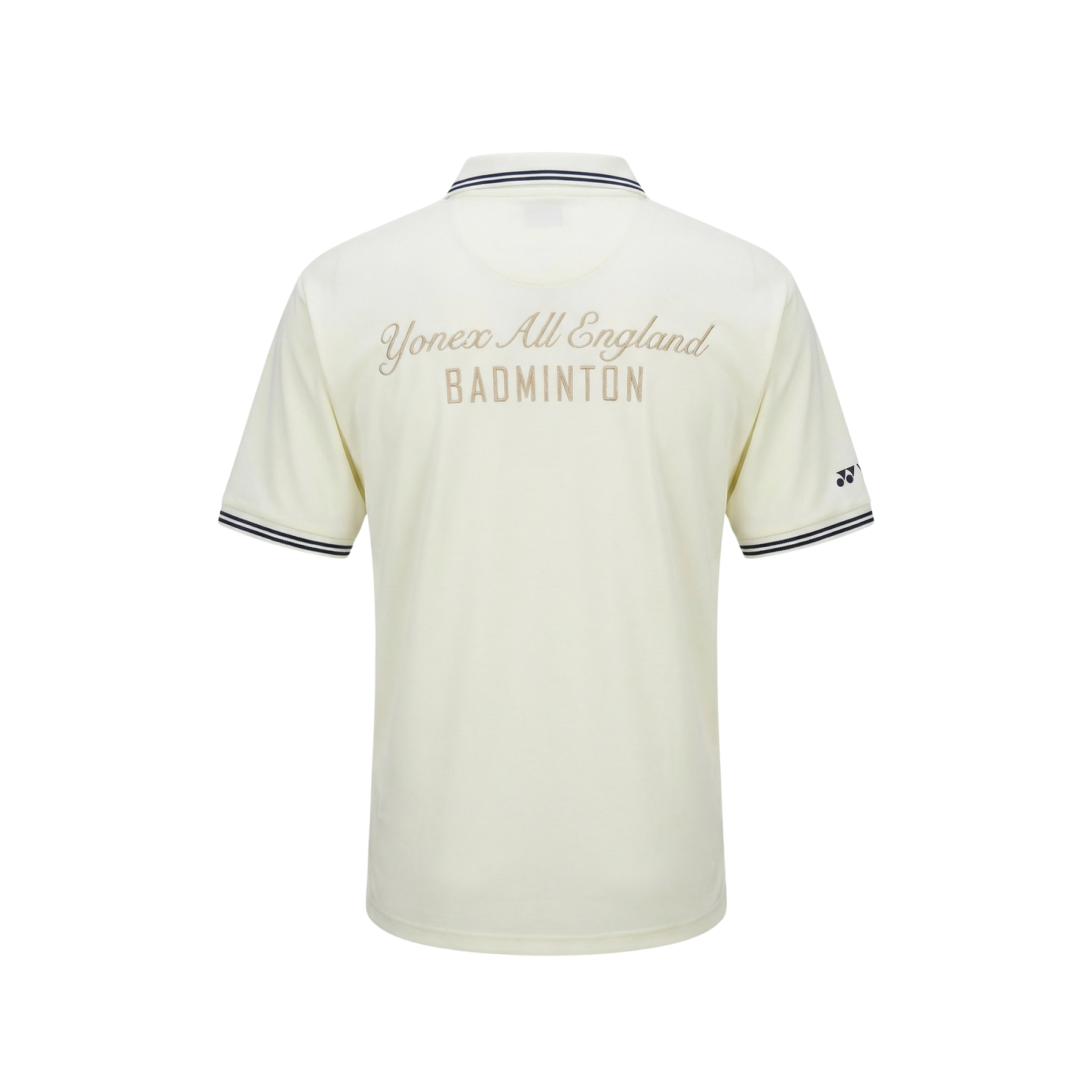 Yonex All England 1899 S/S Polo Shirt 26 - Cream Clothing Yonex