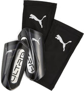 Puma Ultra Flex Sleeve Shin Guards - Black/Silver 03098703 Accessories Puma