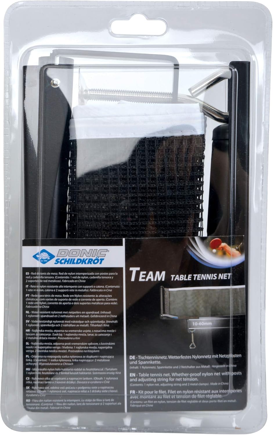 Donic-Schildkrot Table Tennis Net Team - Black