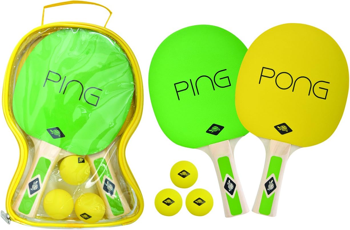Donic-Schildkrot Ping Pong Set - Green/Yellow