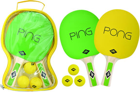 Donic-Schildkrot Ping Pong Set - Green/Yellow