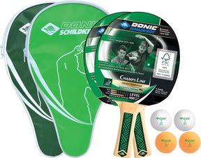Donic-Schildkröt Champs Line 400 Table Tennis - Black/Green