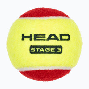 Head Stage 3 Tennis Ball 3 Pack - Red Tennis Balls Head