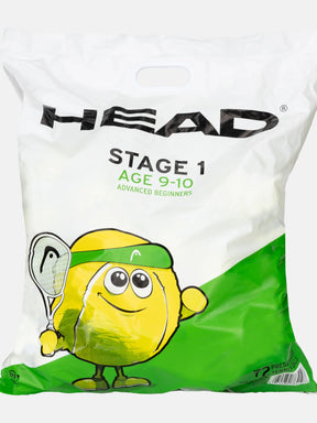 Head Stage 1 Tennis Balls 72 Pack - Green Tennis Balls Head