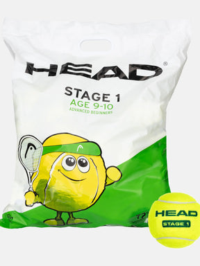 Head Stage 1 Tennis Balls 72 Pack - Green Tennis Balls Head