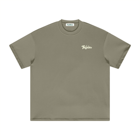 Flow - Heavyweight T-Shirt Gray Green Padelism