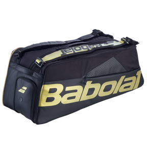 Babolat Cross Pro Racket Bag - Black/Gold Black Gold Tournament Bag Luggage Babolat