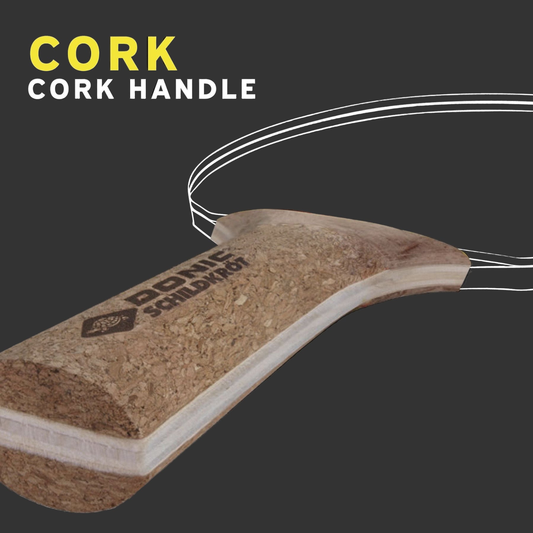 Donic-Schildkrot Persson 500 Cork Table Tennis Paddle & Balls Set - Black