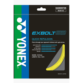 0 - £12 Badminton String Upgrades Yonex Exbolt 63 Add-on