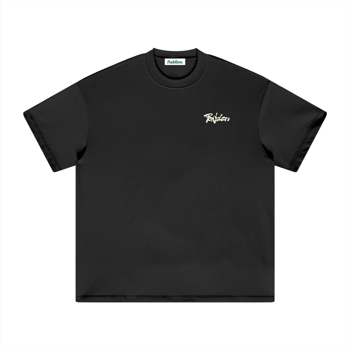 Flow - Heavyweight T-Shirt Black Padelism