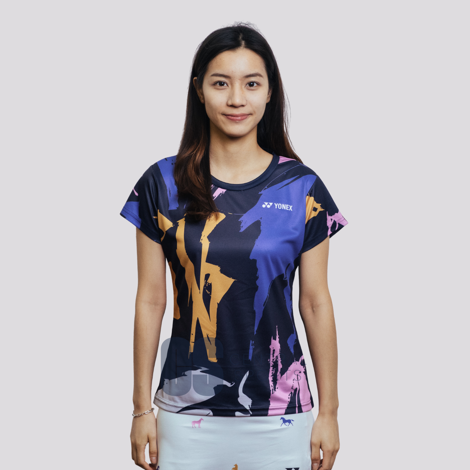 Yonex Storm Runner Celestial Momentum – Women’s Performance Shirt (Ink Blue) Yonex CNY2026 TT D Women Celestial Purple Clothing Yonex