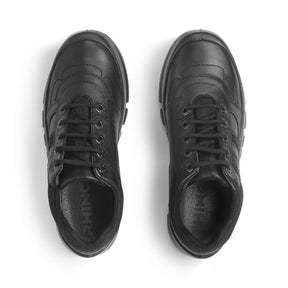 Rhino Sherman 8238 Senior Leather School Shoes - Black School Shoes Start-Rite