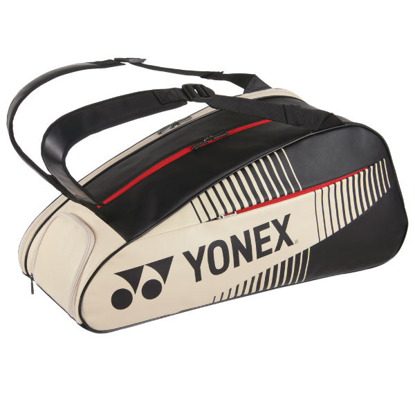 Yonex BA82426EX 主动球拍包（6 件）2024 黑色/米色