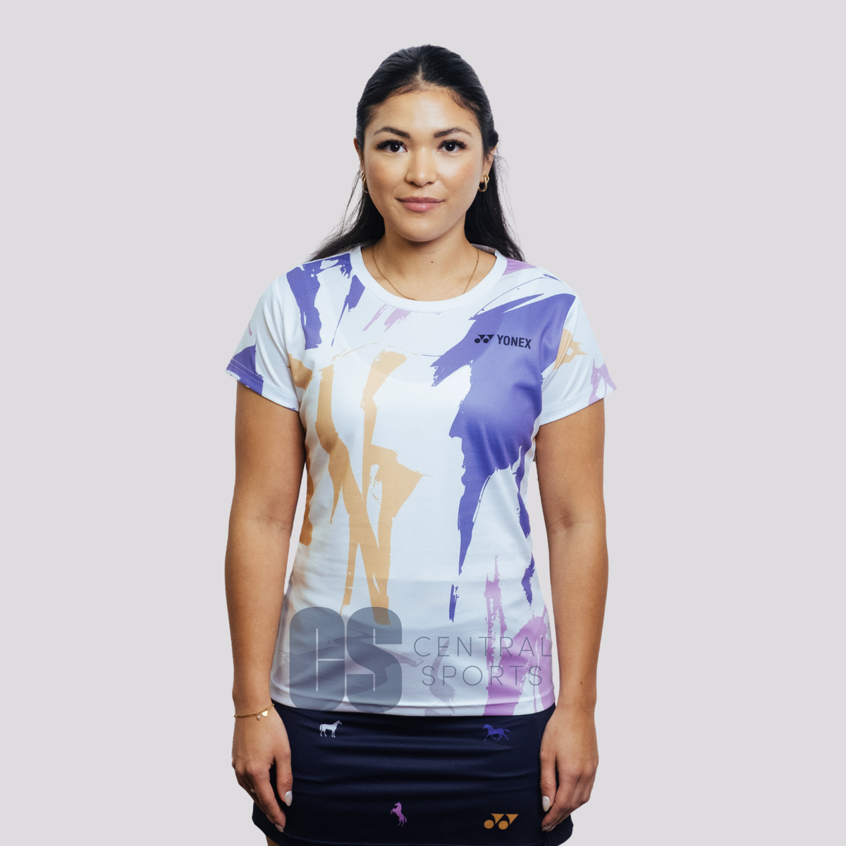 Yonex Shadow Charge Celestial Momentum – Women’s Performance Shirt (White) Yonex CNY2026 TT D Women White Clothing Yonex