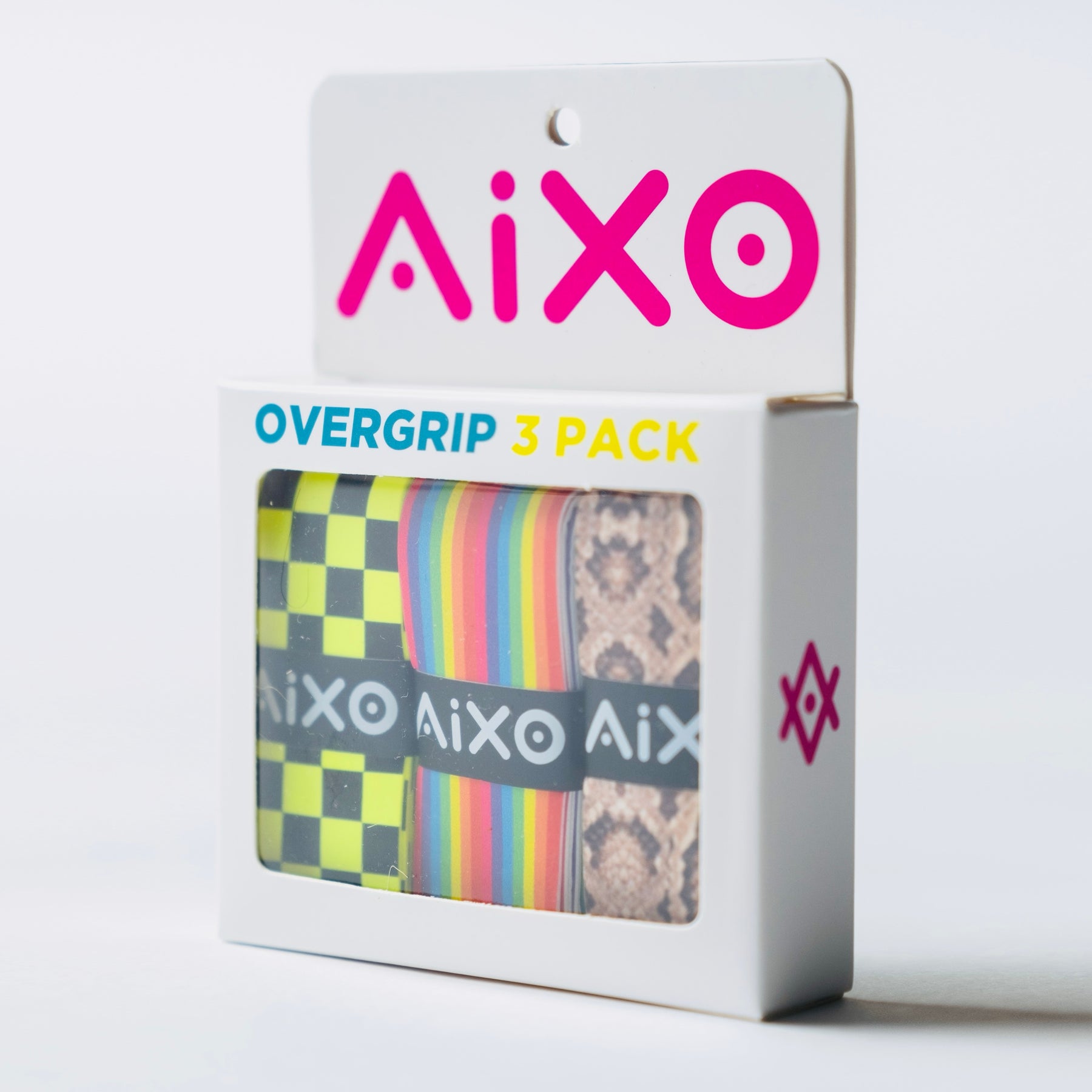 Aixo Rainbow Stripe Tacky Overgrip