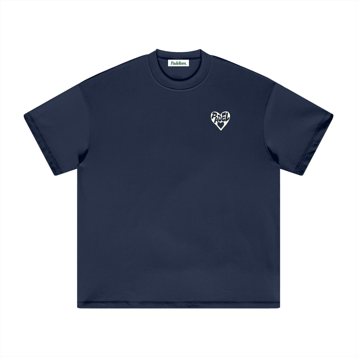 Love - Heavyweight T-Shirt Navy Padelism