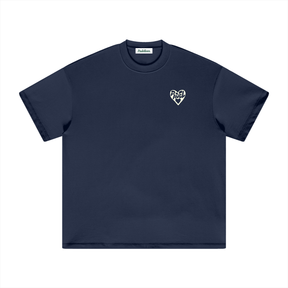Love - Heavyweight T-Shirt Navy Padelism