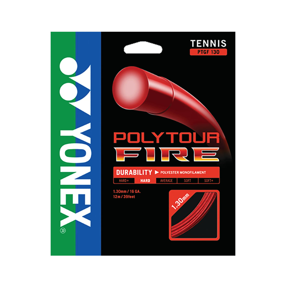 Yonex Polytour Fire 16 1.30 毫米网球线