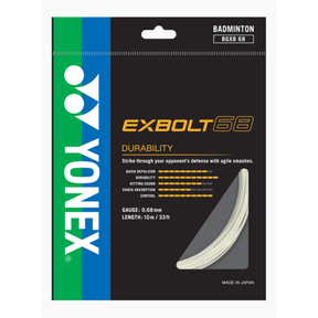 0 - £12 Badminton String Upgrades Yonex Exbolt 68 Add-on