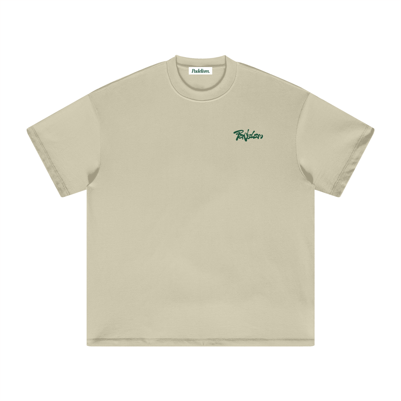 Flow - Heavyweight T-Shirt Sand Color Padelism