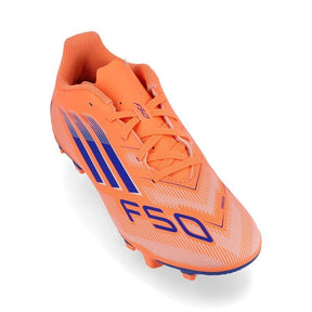Adidas F50 Club FG/MG Football Boots Junior - Beam Orange/Lucid Blue/White JI0027 by Adidas
