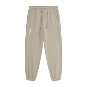 Padelism Heavyweight Fleece Joggers Gray Apricot Padelism