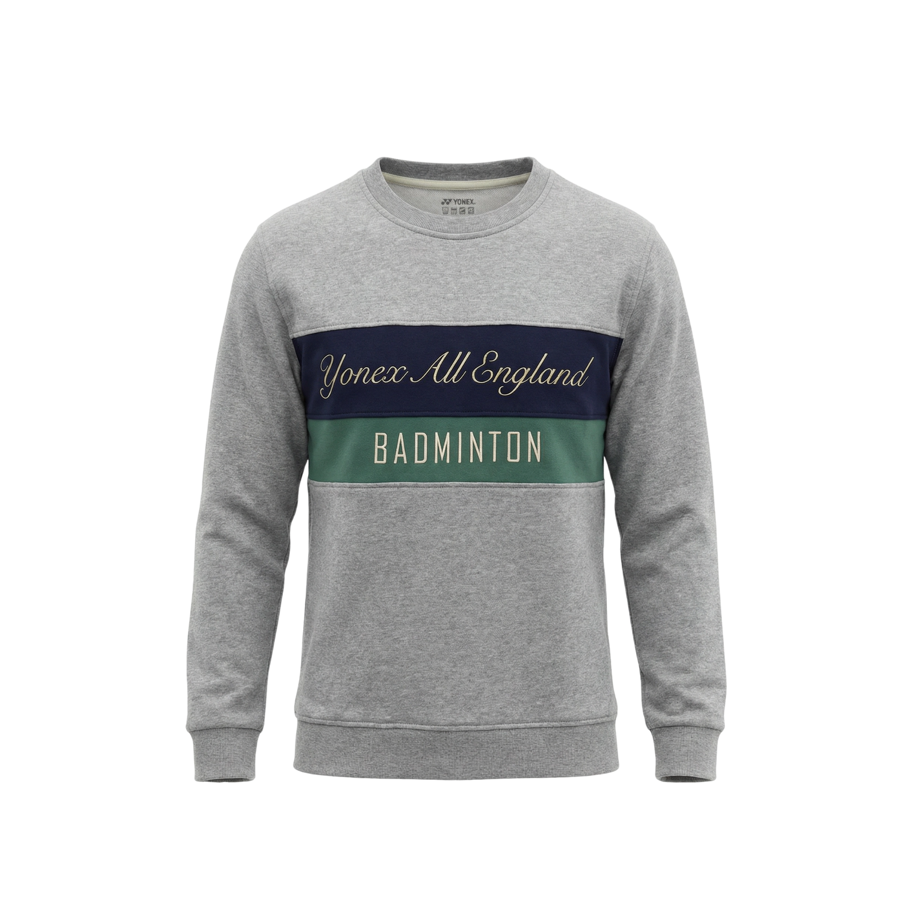Yonex All England 1899 Crew Neck Sweat 26 - Heather Heather Clothing Yonex