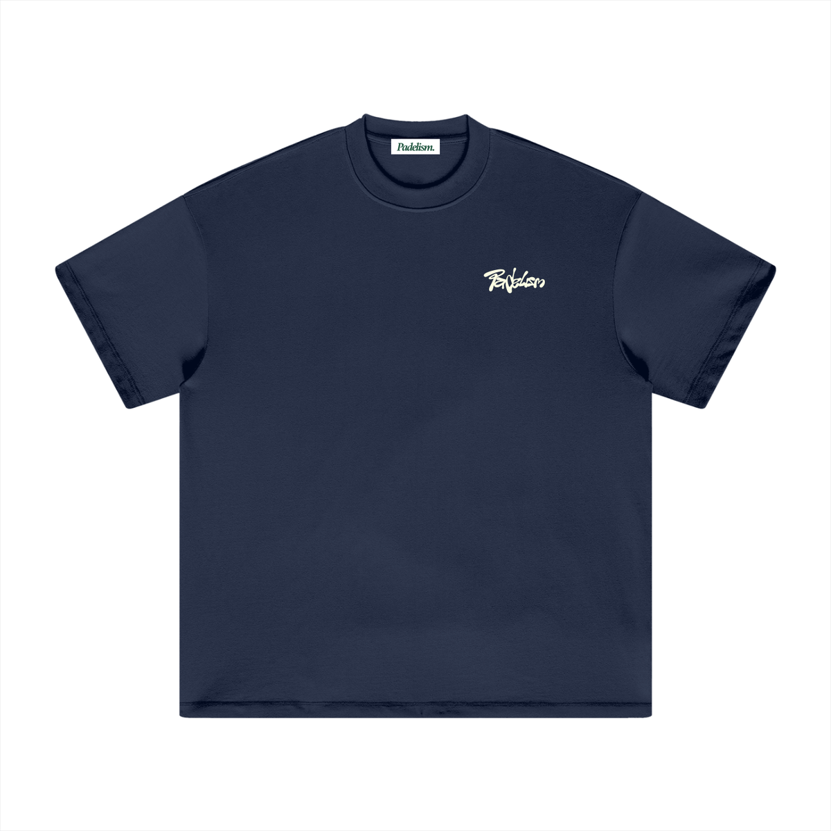 Flow - Heavyweight T-Shirt Navy Padelism