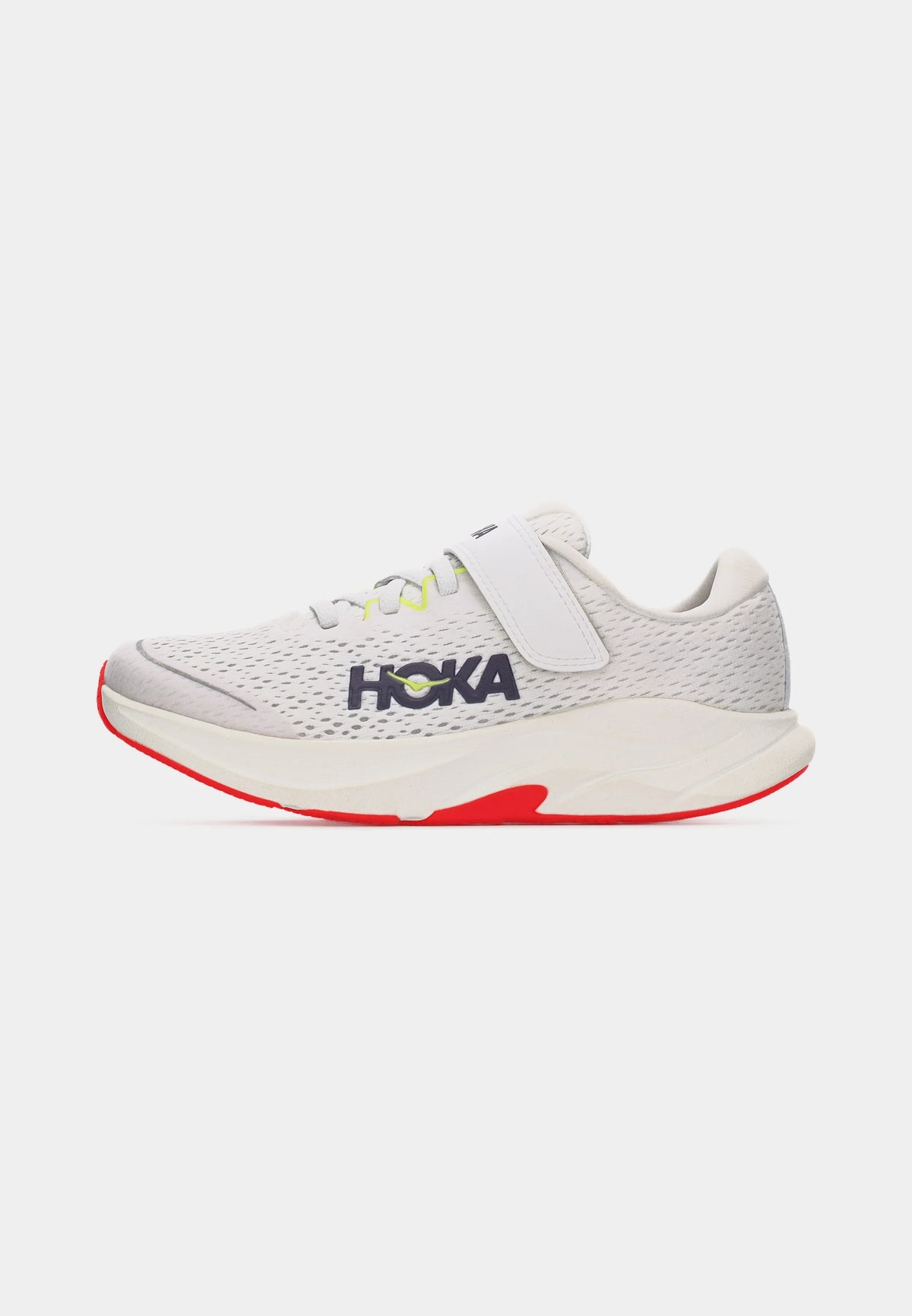 Hoka Rincon 4 Little Kids Shoe - Frost/Neon Yuzu Frost Neon Yuzu Running Shoes Hoka