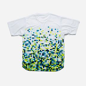 Aixo Pixel Mens T Shirt White