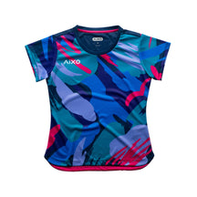 Aixo Abstract T-Shirt Womens (Multicolour Dark)