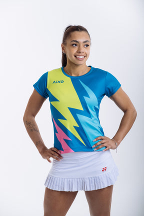 Aixo Bolt T-Shirt Womens (Teal)