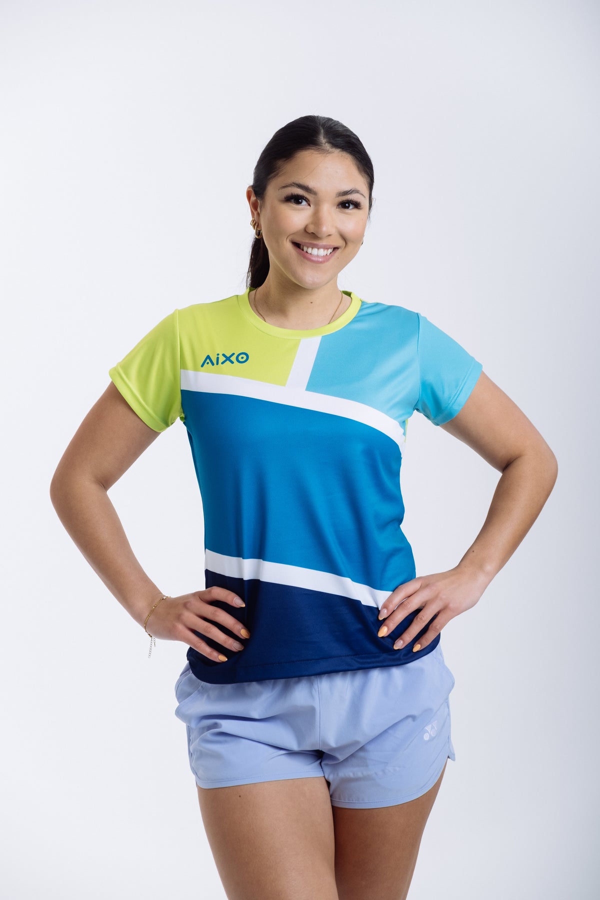 Aixo Court Womens T Shirt Graphite