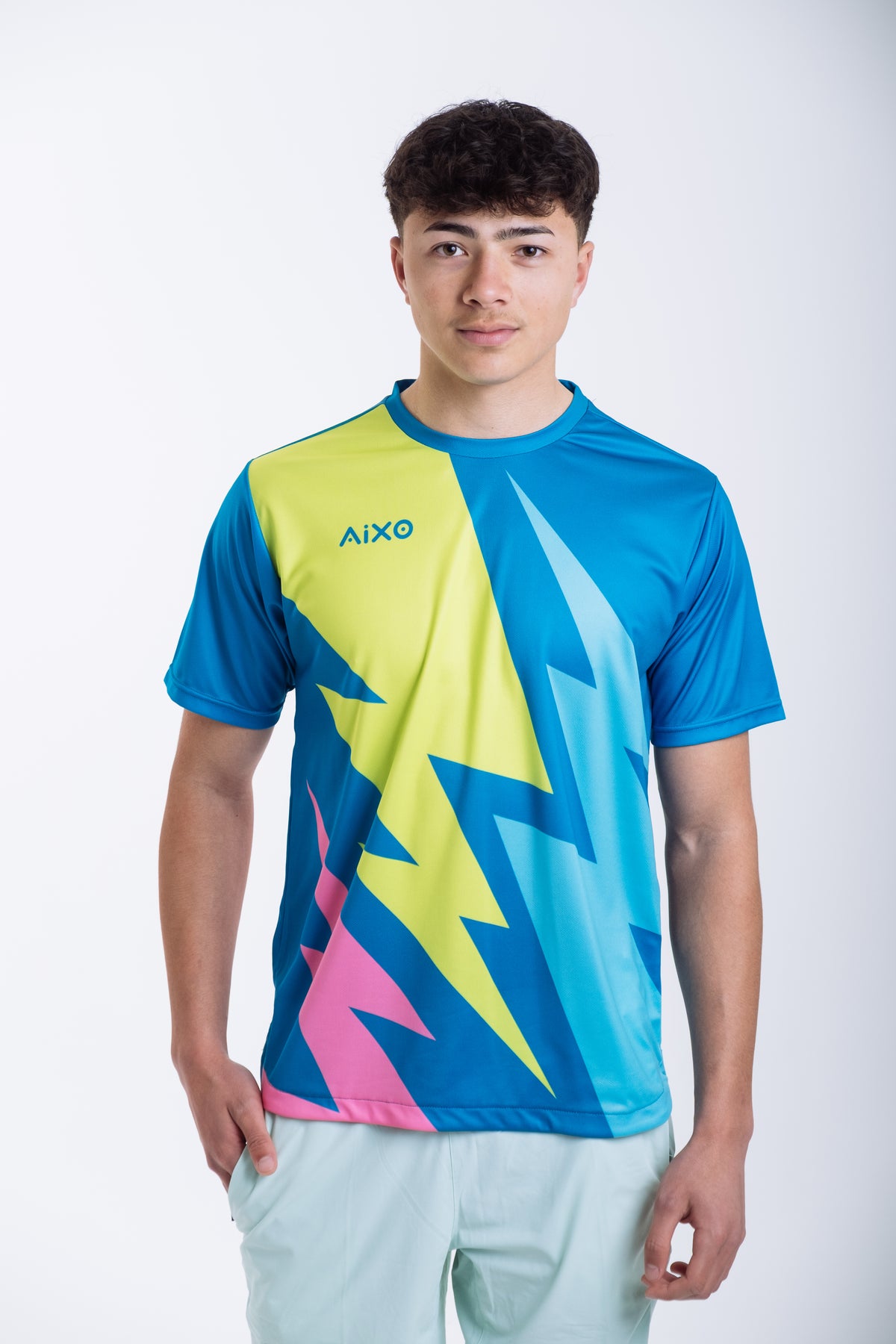 Aixo Bolt T-Shirt Mens (Pink)