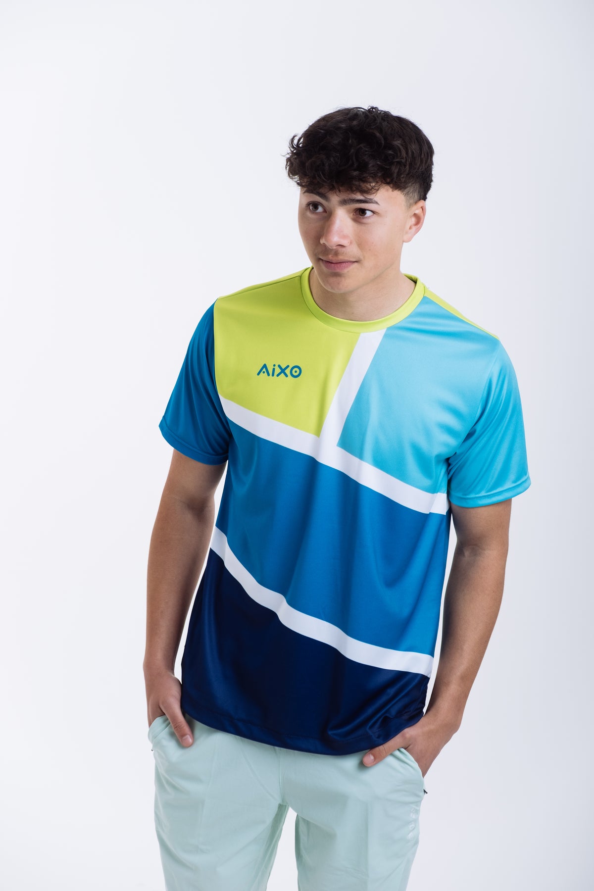 Aixo Court Mens T Shirt Graphite