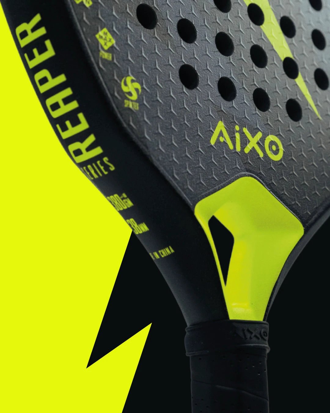 Aixo Insane Bolt Padel Racket 18k Carbon RL-B12 Padel Aixo