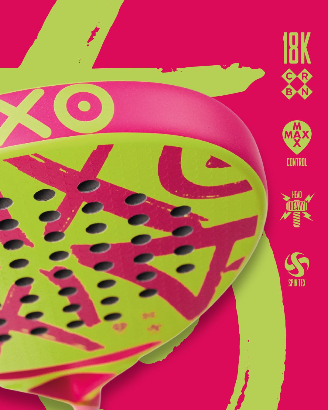 Aixo Neotag Padel Racket - 18k Carbon RL-B13 Padel Aixo
