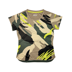 AIXO Abstract Womens T-Shirt - Stone by Aixo