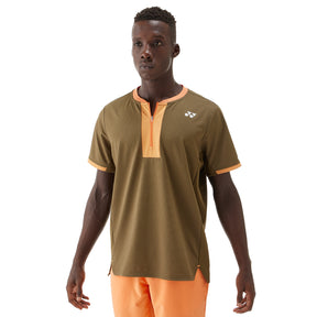Yonex US Open 2025 Crew Neck Shirt Men - Brown