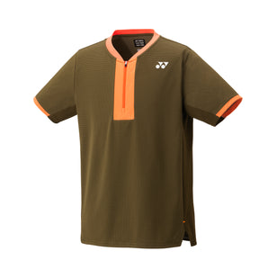 Yonex US Open 2025 Crew Neck Shirt Men - Brown