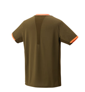 Yonex US Open 2025 Crew Neck Shirt Men - Brown