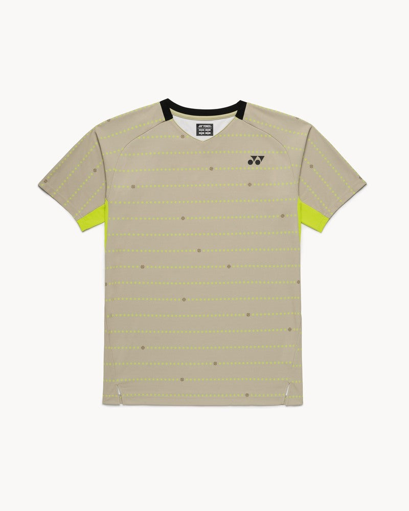 Yonex 10710EX Tournament Crew Neck Shirt 2026 Unisex - Khaki Beige Clothing Yonex