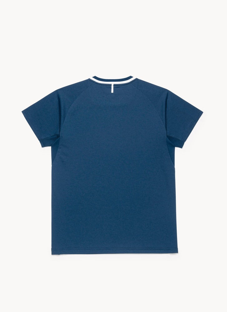 Yonex 10712YX Tournament Crew Neck Shirt Men - Indigo Blue Clothing Yonex