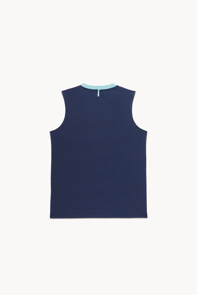 Yonex 10714YX Tournament Sleeveless Top Men - Dark Navy Clothing Yonex